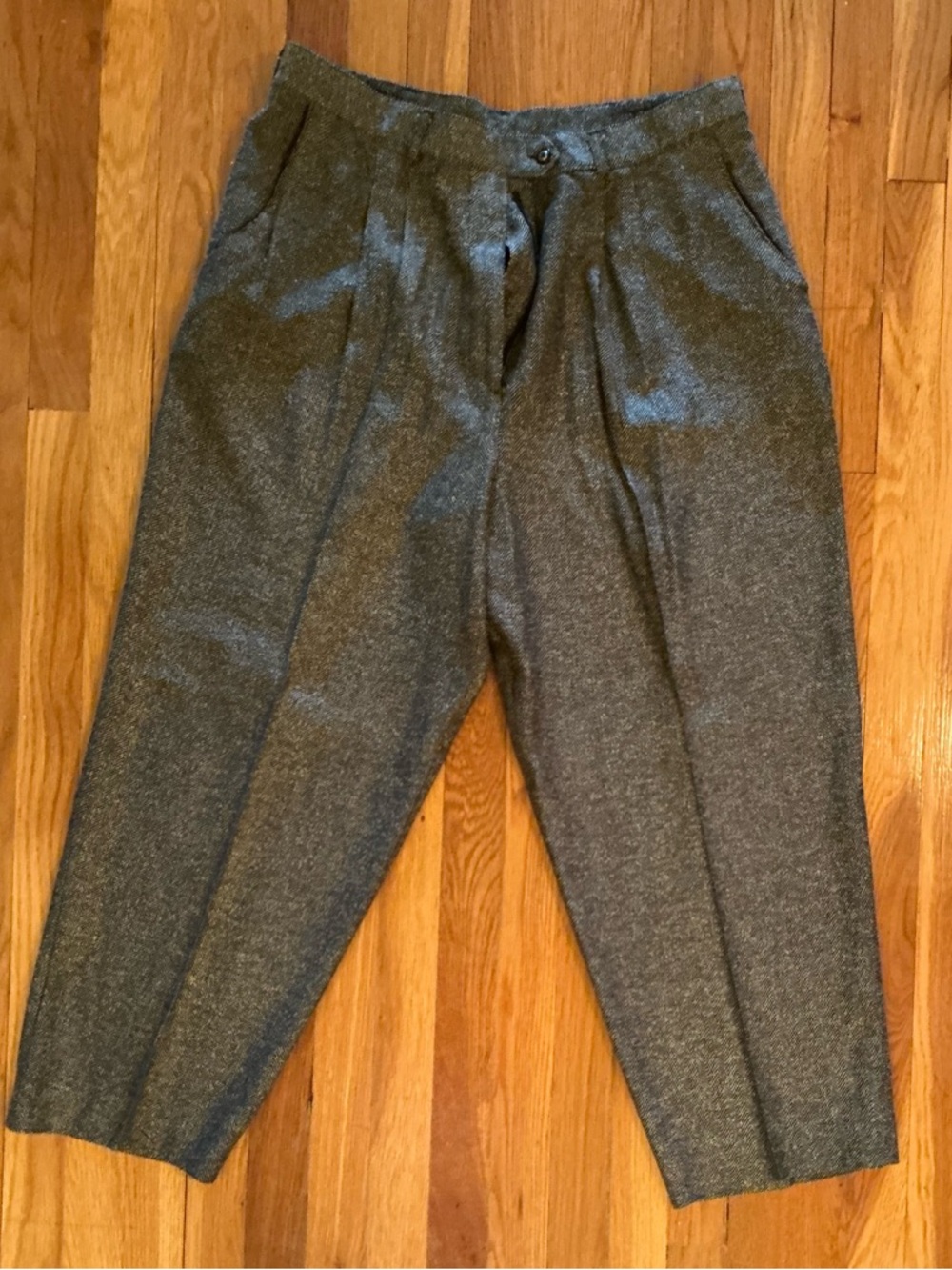 Design by Lane Bryant. Black& Gray Herringbone Trousers  Size 22